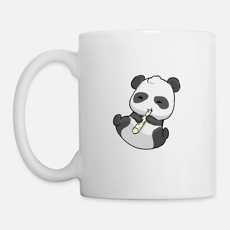 Flûte panda - Mug blanc - blanc