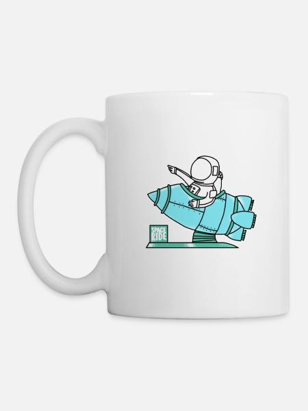 Raumfahrt Geschenk - Tasse - Weiß