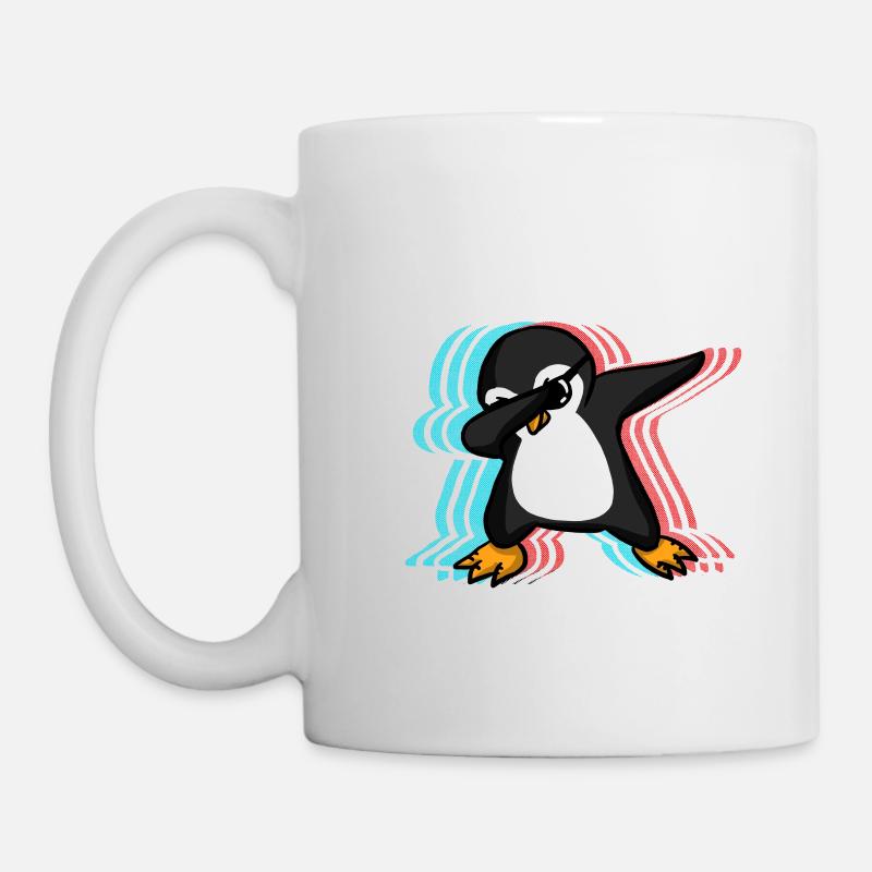 Dabbing penguin gift - Mug - white