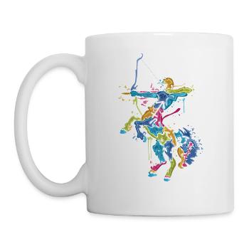 ZODIAC SIGN SAGITTARIUS Birthday Gift Zodiac - Mug - white - Left