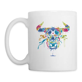Zodiac Sign Taurus Birthday Zodiac Gift - Mug - white - Left