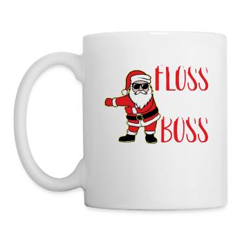Floss like a boss Christmas gift - Mug - white - Left