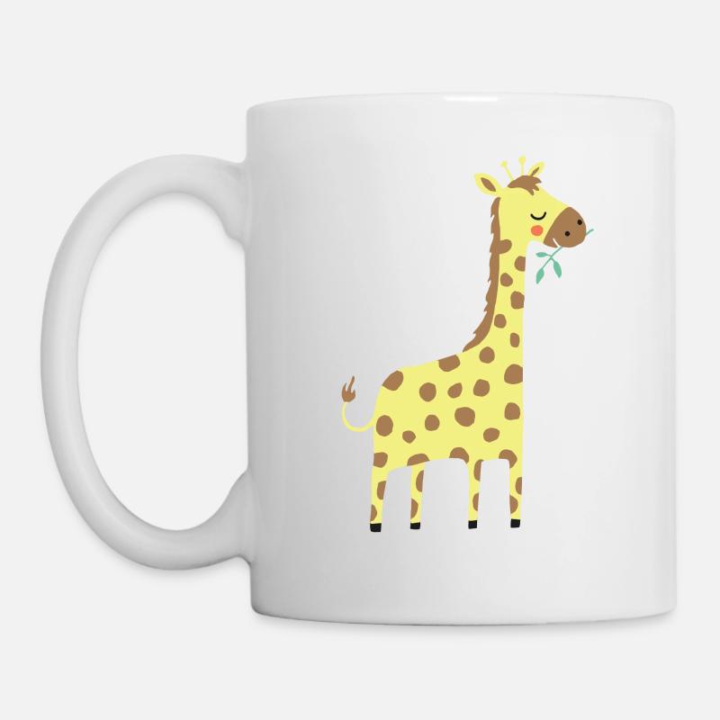 Giraffe Kind Girafe Child - Mug - white