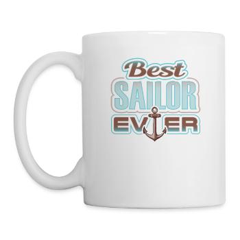 Bester Seemann überhaupt - Tasse - Weiß - Links