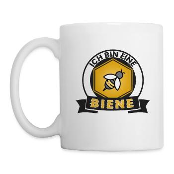 ICH BIN EINE BIENE - Tasse - Weiß - Links