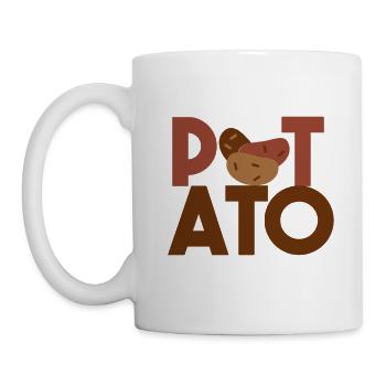 POTATOE - Tasse - Weiß - Links