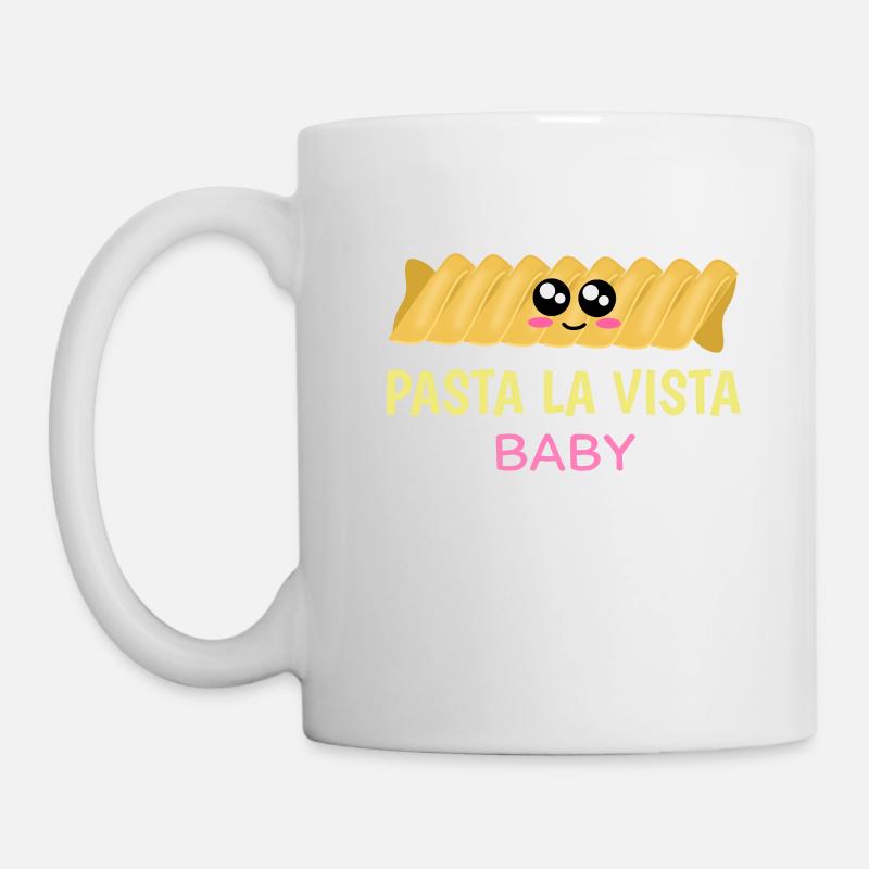 Pasta La Vista Baby Mignon Pasta Pun - Mug blanc - blanc