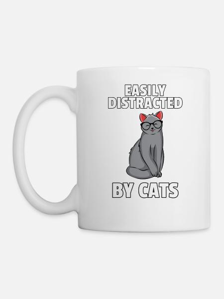 Cat Kitten Sweet Funny Maine Coon Gift - Mug - white