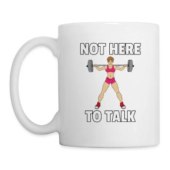 Sport Fitness Sportif Entraînement Cadeau Amusant - Mug blanc - blanc - Gauche