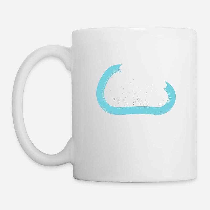 Karabiner Klettergeschenk - Tasse - Weiß