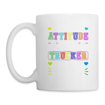 My Freaking Awesome Trucker Hey Is My Daddy - Mug - white - Left