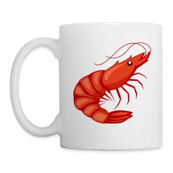 Shrimp Jitsu Arts martiaux mixtes - Mug blanc - blanc - Gauche