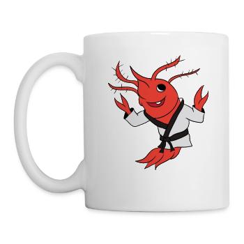 Shrimp Jitsu Arts martiaux mixtes - Mug blanc - blanc - Gauche
