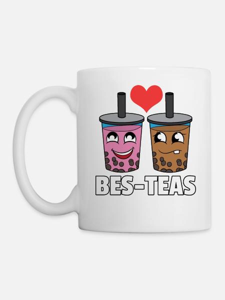 Bubble Tea Pearl Milk Tea Boba Tee Milch Geschenk - Tasse - Weiß