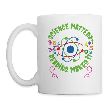 Science Matters Math Counts - Mug - white - Left