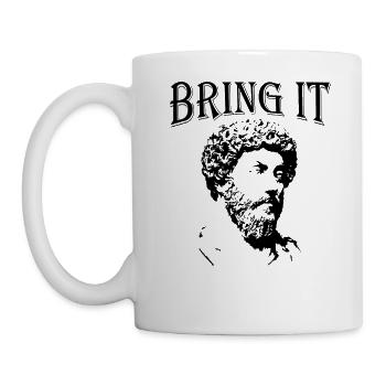Bring It | Marcus Aurelius Stoicism - Mug - white - Left