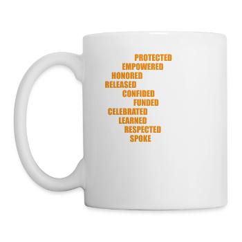 Jésus a protégé les femmes autonomisées Les femmes honorées - Mug blanc - blanc - Gauche