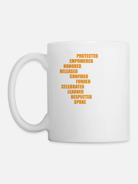 Jesus Protected Women Empowered Women Honored - Mug - white