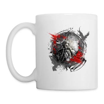 Indian chief modern art - Mug - white - Left