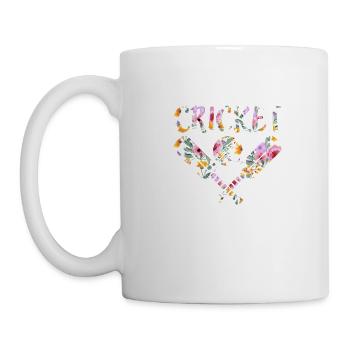 Weekend Forecast Cricket With No Chance Of House - Mug - white - Left