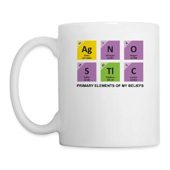 AgNOStiC | Die Hauptelemente meines Glaubens - Tasse - Weiß - Links