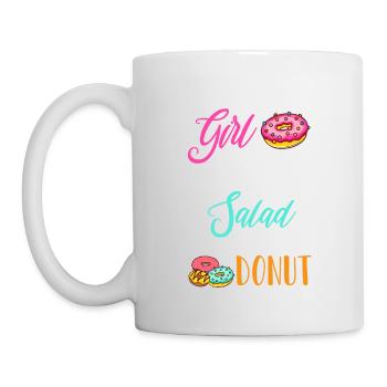 Standing In Front Of Salad Asking It To Be A Donut - Mug - white - Left