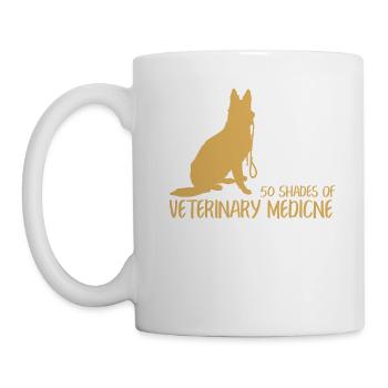 Bites Scratches And Mysterious Stains T Shirt - Tasse - Weiß - Links