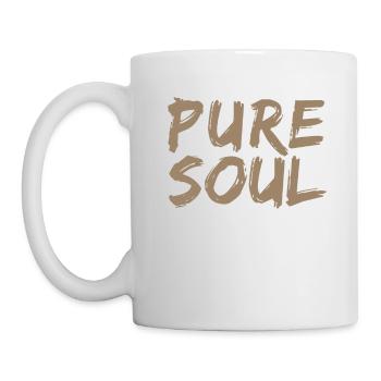 Reinheit und Charakter pure Seele - Tasse - Weiß - Links
