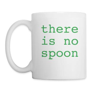 There Is No Spoon - Mug - white - Left