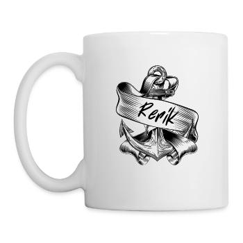 Rerik Ostseebad Anker Motiv - Tasse - Weiß - Links