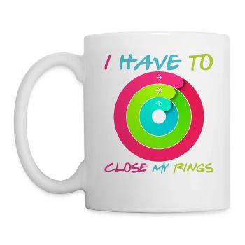 I Have To Close My Rings - Mug blanc - blanc - Gauche