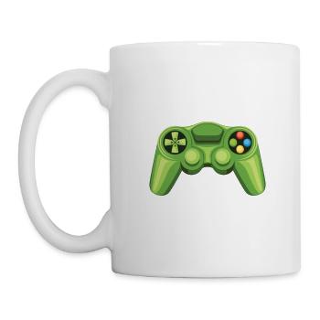 Leveled Up To Daddy Game Controller - Tasse - Weiß - Links
