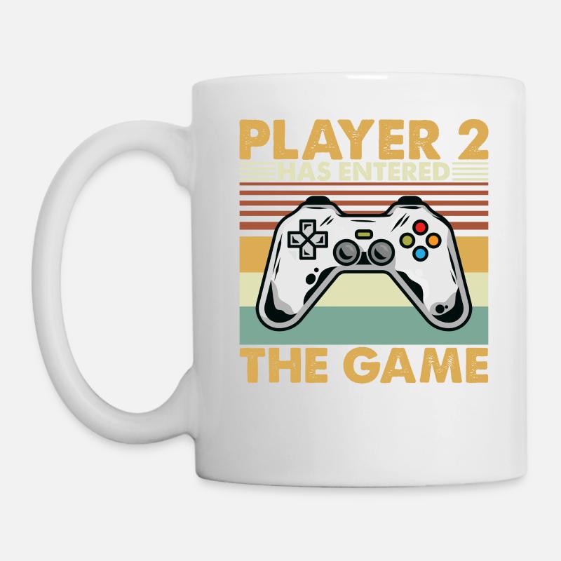 Player 2 Has Entered The Game - Tasse - Weiß