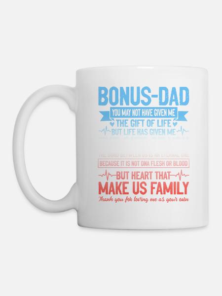 Bonus Dad Fathers Day - Kop/krus - hvid