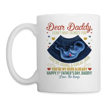 Love The Bump Dad - Mug - white - Left
