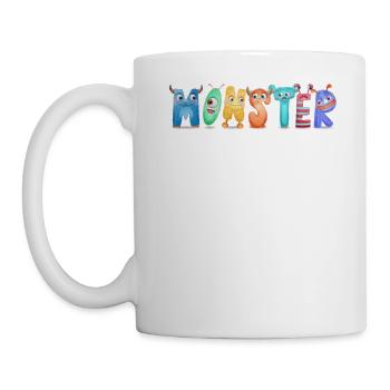 Monster Daddy and Baby Matching - Mug - white - Left