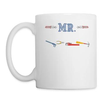 Mr Broke It Kid Fathers Day Gift - Tasse - Weiß - Links