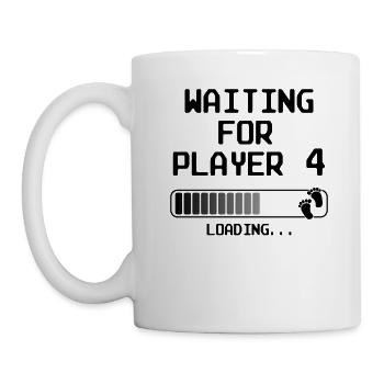 Zweites Mal Papa Mama Vater Mutter 2. Kind - Tasse - Weiß - Links