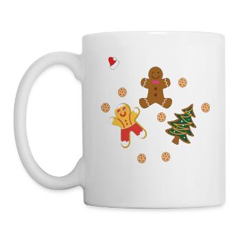 I'm Just Here For The Cookies Funny Christmas - Mug - white - Left