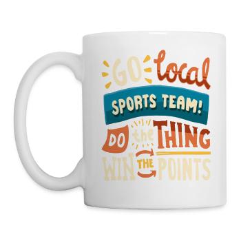 Go Cocal Sports Team Do The Thing Win The Points - Mug - white - Left
