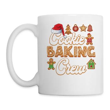 Cookie Baking Crew Cuisson de Noël - Mug blanc - blanc - Gauche