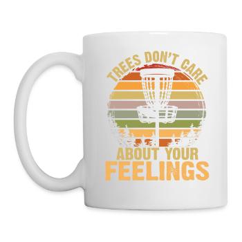 Trees Don't Care About Your Feelings Vintage - Tasse - Weiß - Links