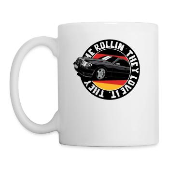 Vous me voyez conduire dans ma voiture - Mug blanc - blanc - Gauche