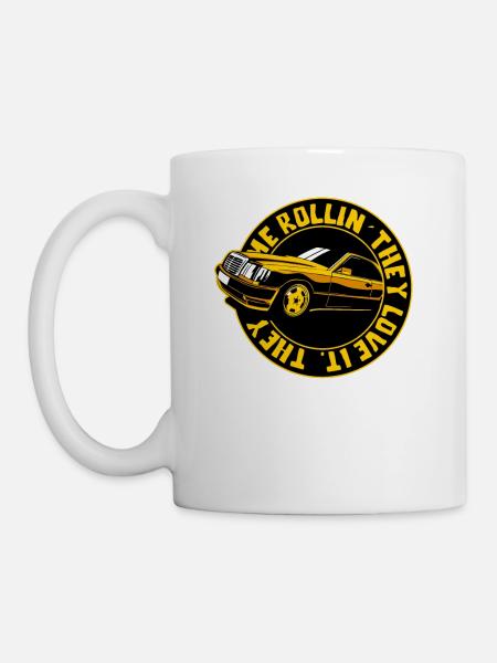 Sie sehen mich rollen, in meinem Auto - Tasse - Weiß