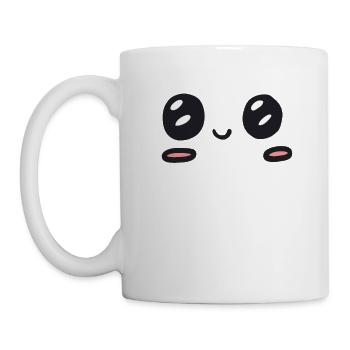 kawaii tears of joy - Mug - white - Left