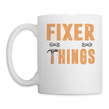 Fixer Of All Things Mechanic Dad - Mug - white - Left