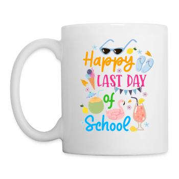 Happy Last Day of School Summer Break - Mug - white - Left