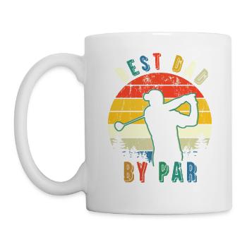 Best Dad By Par Fathers Day - Mug - white - Left
