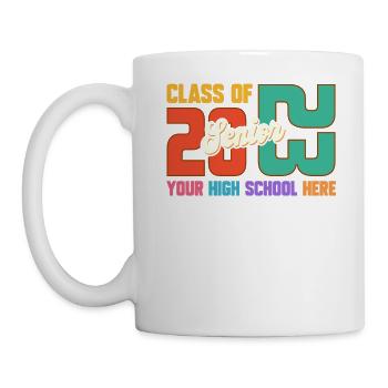 Class of 2023 Your High School Here - Mug - white - Left