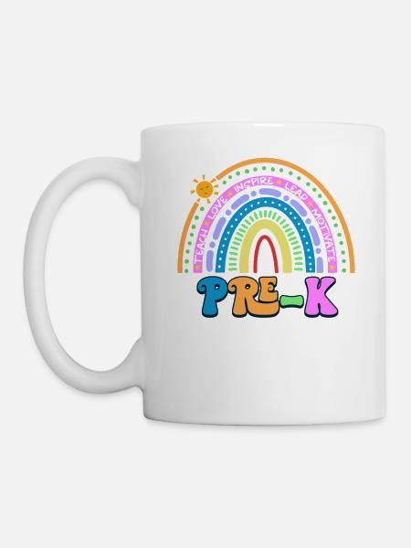 Pre K Rainbow - Tasse - Weiß